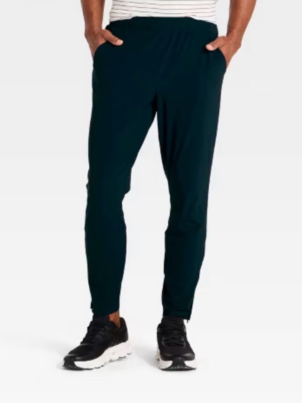 NWT Target All In Motion Men's Run Knit Pants Black Size Large Activewear